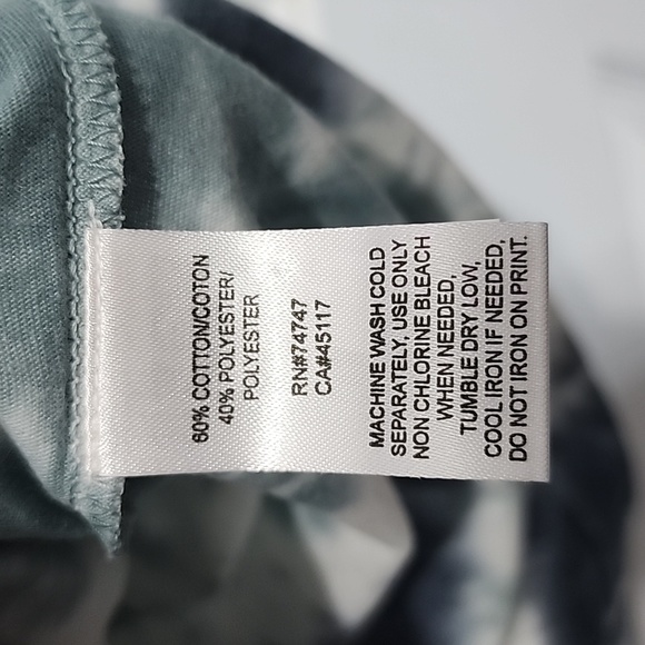 Natural reflection tiedye top size L - Picture 6 of 7